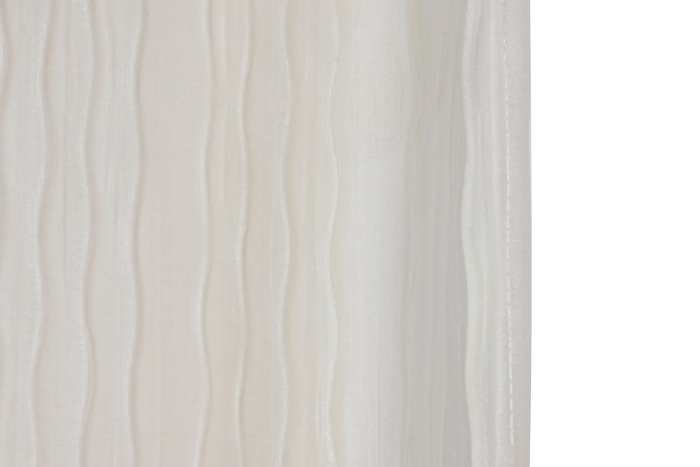 DKD Home Decor Cortina de Poliéster Crudo 140x260 con 8 Anillas
