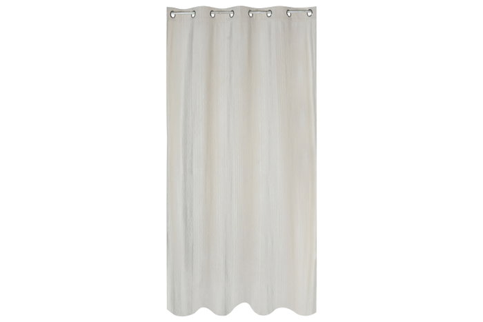 DKD Home Decor Cortina de Poliéster Crudo 140x260 con 8 Anillas