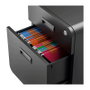 LogiLink Archivador móvil de 2 cajones con cerradura, negro