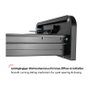 LogiLink Archivador móvil de 2 cajones con cerradura, negro