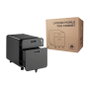 LogiLink Archivador móvil de 2 cajones con cerradura, negro