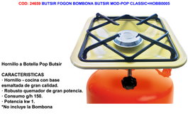 BUTSIR Fogón Pop Classic para Bombona
