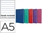 Oxford Cuaderno Espiral Tapa Extradura DIN A5 80 Hojas Rayado Horizontal Colores Vivos Surtidos