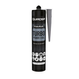 Quiadsa Fija+Plus 3Seg. 400Kg/M2 Adhesivo Turbo Gris 290Ml