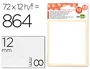 Liderpapel Etiquetas Adhesivas Blancas 8x12 mm (10+2 hojas de obsequio)