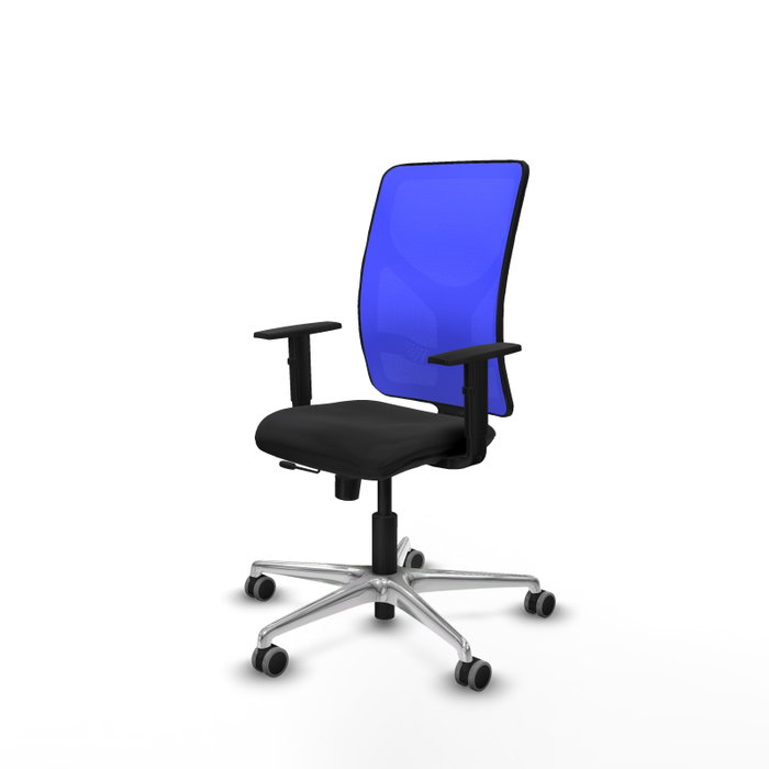 PIQUERAS Y CRESPO Silla de oficina Motilla con mecanismo Sincro/Traslack Azul y Negro PIQUERAS Y CRESPO Silla de oficina Motilla con mecanismo Sincro/Traslack Azul y Negro