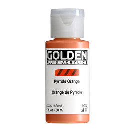 Golden Fluid Colores Acrílicos Naranja Pirrol 30 ml