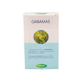 MEDNAT Gabamas 60 Cápsulas - Sistema Nervioso con GABA, Ashwagandha, Magnesio y Vitamina B6