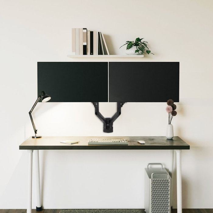 Tooq LP1434TNR-B Soporte para 2 Monitores de 13-34 Pulgadas, Blanco Tooq LP1434TNR-B Soporte para 2 Monitores de 13-34 Pulgadas, Blanco