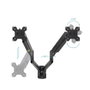 Tooq LP1434TNR-B Soporte para 2 Monitores de 13-34 Pulgadas, Blanco