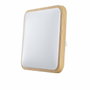 Edm Aplique superficie cuadrado LED efecto madera 18W 6500K