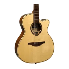 LAG Guitarra Acústica Auditorium Cutaway Tramontane 318 A/E - Natural con Electrónica Fishman Ink3