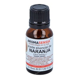 Aromasensia Aceite Esencial de Naranja, 15 ml - Aroma Cálido, Relajante y Euforizante para Baño o Difusor