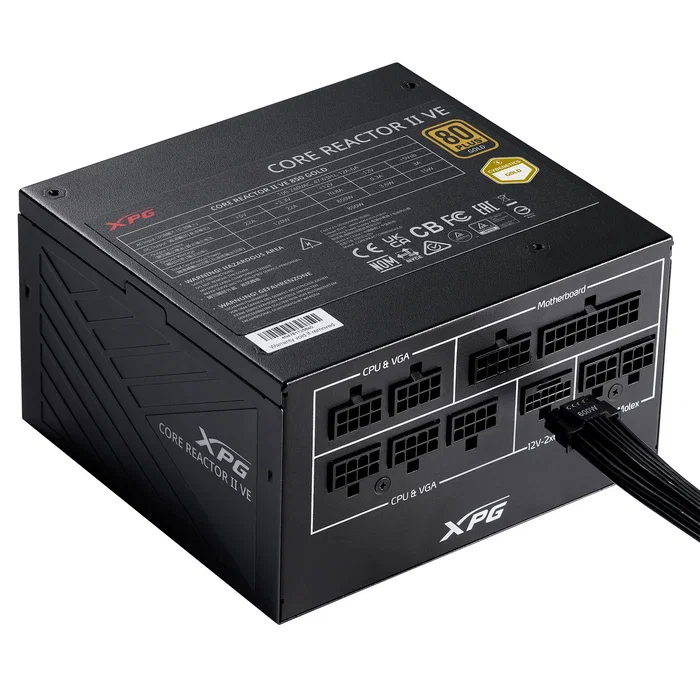 Adata XPG CORE REACTOR II VE 750W 80 PLUS Gold Fully Modular ATX 3.1
