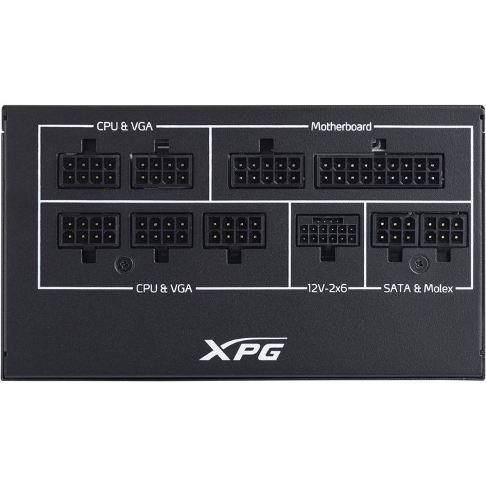 XPG CORE REACTOR II VE 750W 80 PLUS Gold Totalmente Modular ATX 3.1 Negro XPG CORE REACTOR II VE 750W 80 PLUS Gold Totalmente Modular ATX 3.1 Negro