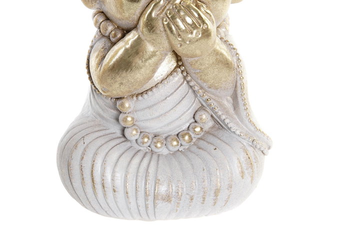 DKD Home Decor Figura de Resina Monje Surtido de 3