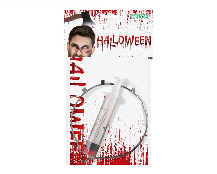 Diadema Jeringuilla Halloween Adulto Accesorio para Disfraces de Terror