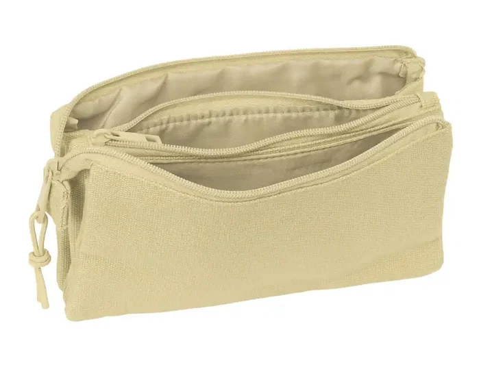 Safta Portatodo Triple Basics con Tres Cremalleras 22x12x3cm Safta Portatodo Triple Basics con Tres Cremalleras 22x12x3cm