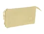 Safta Portatodo Triple Basics con Tres Cremalleras 22x12x3cm