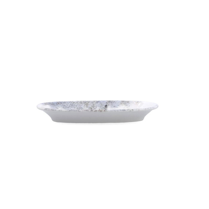 Bandeja Oval Porcelana Polaris Hydrozero Bidasoa 19x11 cm (6 Unidades)