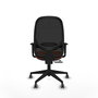 PIQUERAS Y CRESPO Silla de oficina Cilanco Naranja y Negro