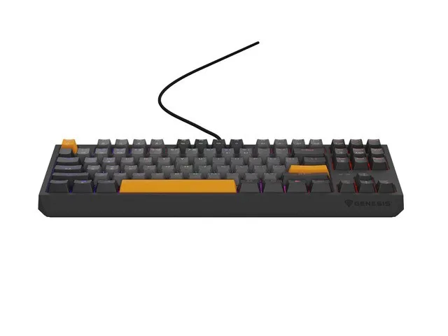 Genesis Thor 230 TKL Anchor Gray Negative RGB Teclado Mecánico Outemu Red QWERTY
