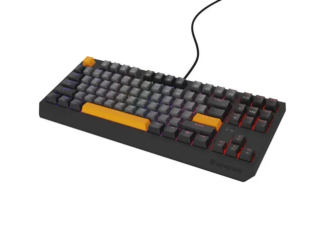 Genesis Thor 230 TKL Anchor Gray Negative RGB Teclado Mecánico Outemu Red QWERTY