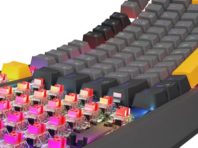 Genesis Thor 230 TKL Anchor Gray Negative RGB Teclado Mecánico Outemu Red QWERTY