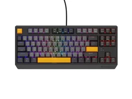 Genesis Thor 230 TKL Anchor Gray Negative RGB Teclado Mecánico Outemu Red QWERTY