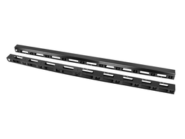 Lanberg AK-1211-B Panel de gestión de cables vertical 47U, 2 unidades