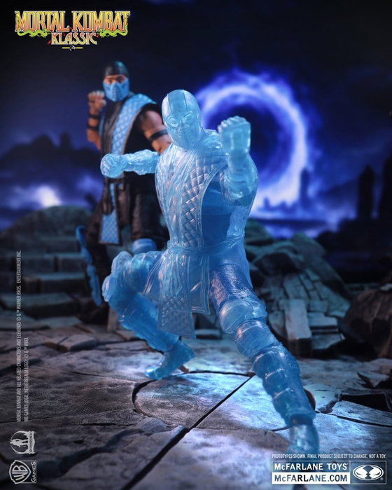 McFarlane Toys Mortal Kombat Klassic Figura Sub-Zero (Ice Clone) 18 cm