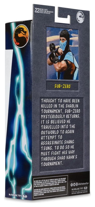 McFarlane Toys Mortal Kombat Klassic Figura Sub-Zero (Ice Clone) 18 cm