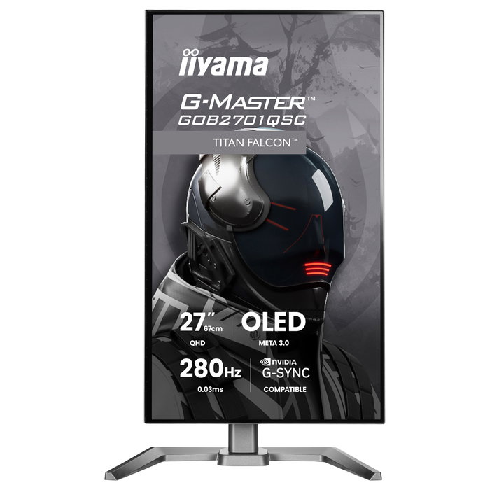iiyama G-Master GOB2701QSC-B1 Titan Falcon 27 pulgadas OLED WQHD 280Hz iiyama G-Master GOB2701QSC-B1 Titan Falcon 27 pulgadas OLED WQHD 280Hz