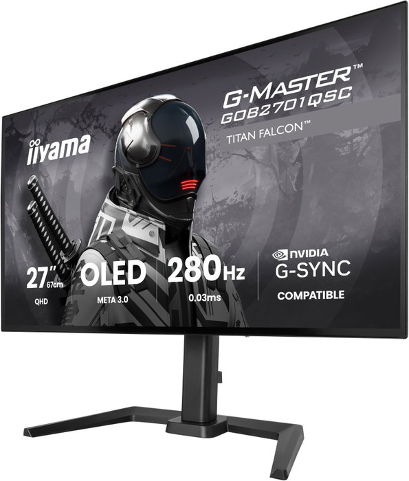 iiyama G-Master GOB2701QSC-B1 Monitor OLED 27 pulgadas 2560x1440 280Hz iiyama G-Master GOB2701QSC-B1 Monitor OLED 27 pulgadas 2560x1440 280Hz