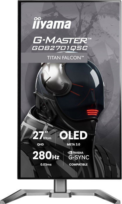 iiyama G-Master GOB2701QSC-B1 Monitor OLED 27 pulgadas 2560x1440 280Hz iiyama G-Master GOB2701QSC-B1 Monitor OLED 27 pulgadas 2560x1440 280Hz