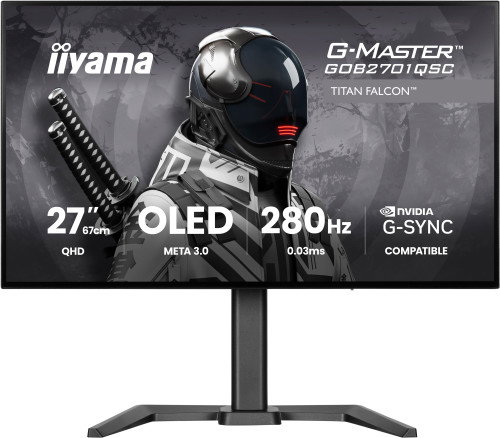 iiyama G-Master GOB2701QSC-B1 Monitor OLED 27 pulgadas 2560x1440 280Hz iiyama G-Master GOB2701QSC-B1 Monitor OLED 27 pulgadas 2560x1440 280Hz