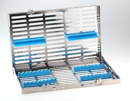 Covetrus Caja De Instrumentos Perforada 300x140x70 mm Aluminio Autoclavable Tapa Y Fondo Perforados