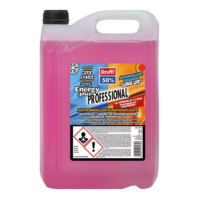 Krafft Anticongelante Energy Plus 50% Rosa 5 L Krafft Anticongelante Energy Plus 50% Rosa 5 L