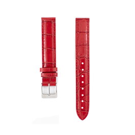 Tommy Hilfiger Correa de Piel Roja 14mm