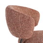 Silla Jaspeado Rojo Tejido-Metal 57 X 60 X 81 cm (Set de 2)