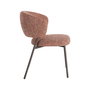 Silla Jaspeado Rojo Tejido-Metal 57 X 60 X 81 cm (Set de 2)