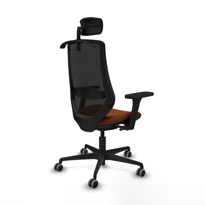 PIQUERAS Y CRESPO Silla de oficina Mardos con mecanismo Sincro/Traslack Marrón y Negro PIQUERAS Y CRESPO Silla de oficina Mardos con mecanismo Sincro/Traslack Marrón y Negro