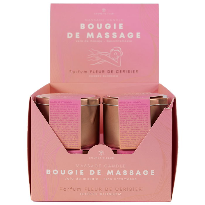 Cosmetic Club Vela Para Masaje Flor de Cerezo Colección Pour Elle