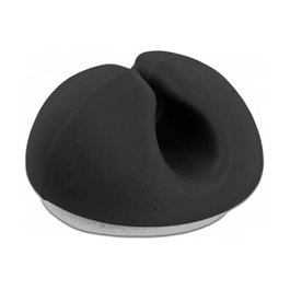 DeLOCK Set de 10 mini soportes para cables autoadhesivos negro