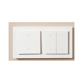 Aqara Light Switch H2 Interruptor de Luz Inteligente con 2 Botones y 1 Canal, para Domótica y Control Remoto