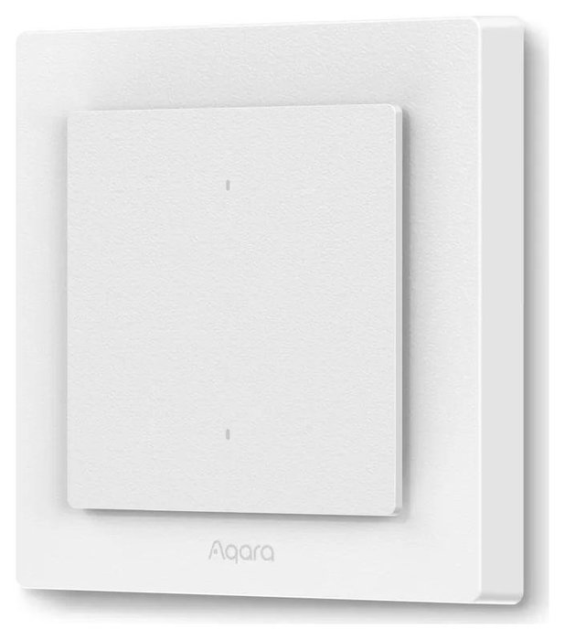 Aqara Light Switch H2 EU (2 Botones, 1 Canal) Blanco Aqara Light Switch H2 EU (2 Botones, 1 Canal) Blanco