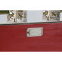 DKD Home Decor Calendario de Adviento LED de Madera, Surtido de 2 Unidades (Rojo y Rosa)