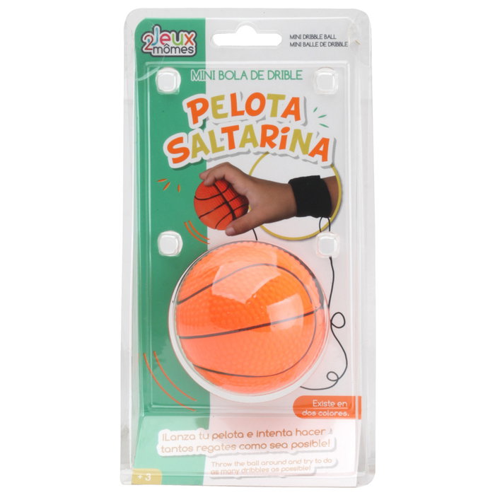 Jeux 2 momes Pelota Saltarina Con Goma Elástica d.6,5 cm Modelos Surtidos