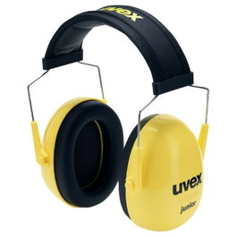 uvex K Junior Yellow orejeras para niños de 29 dB SNR