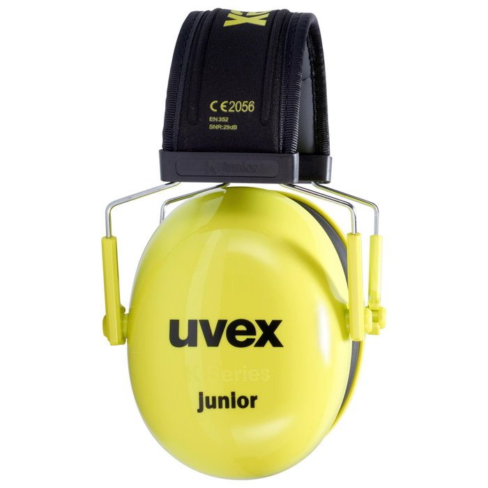 uvex K Junior Yellow orejeras para niños de 29 dB SNR